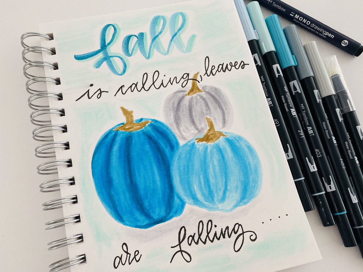RemartArtStudio's tweet photo. Fall is calling, leaves are falling !
Tombow ABT Watercolor Based
@tombowusa
#tombowpro #remartartstudio #fallseason #falllettering #letteringwithtombow #creativity #letteringpractice #creatingletters #tombowambassador #letteringforfun #letteringpuertorico #fallseason https://t.co/0ZtoudWaEj