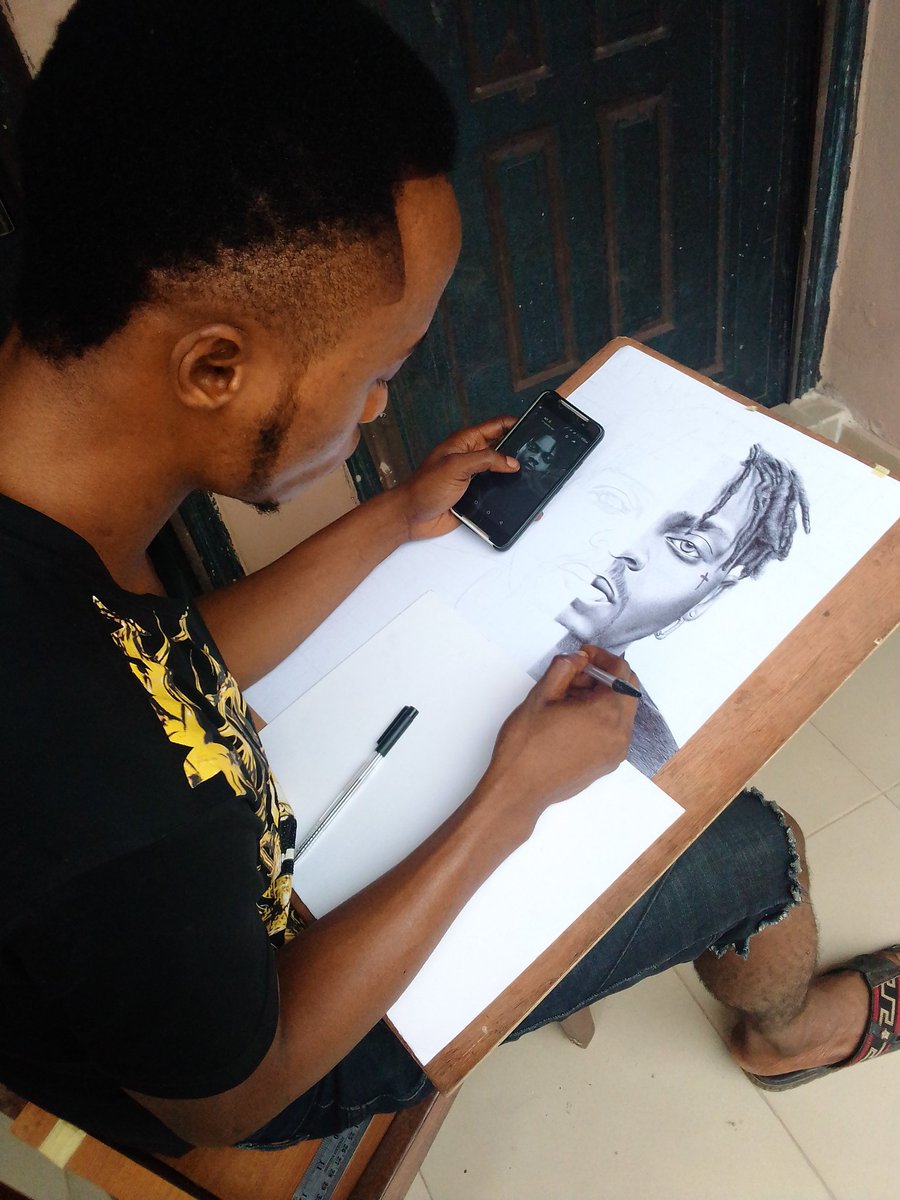 jossykinsart's tweet photo. @itelMobileNG @dasola_melanin @Olamide Die- hard fan 4L❤️💯🏆 ..Artwork for the king @Olamide 

#TheRealKings 
#Smartphoneforeveryone https://t.co/uaafAvVetF