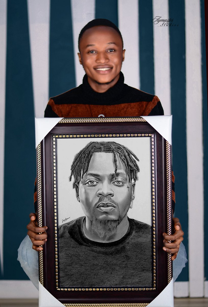 jossykinsart's tweet photo. @itelMobileNG @dasola_melanin @Olamide Die- hard fan 4L❤️💯🏆 ..Artwork for the king @Olamide 

#TheRealKings 
#Smartphoneforeveryone https://t.co/uaafAvVetF