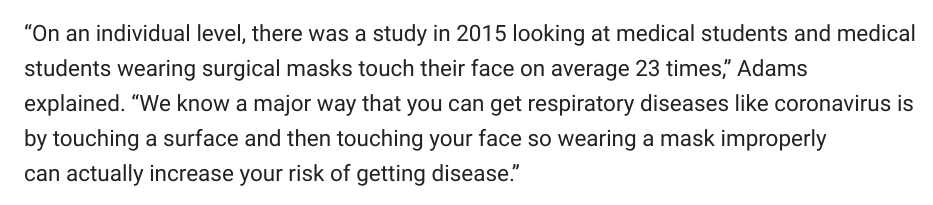 U.S. Surgeon General Jerome Adams was adamant about masks...-3-