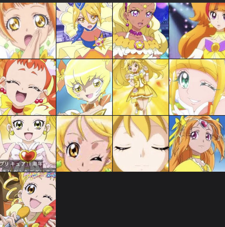 プリキュアオールスターズ Pas プリキュアクイズ この黄色キュア13人を運動が得意な順に並べなさい プリキュアオールスターズ Pas プリキュアクイズ この黄色キュア13人を運動が得意な順に並べなさい