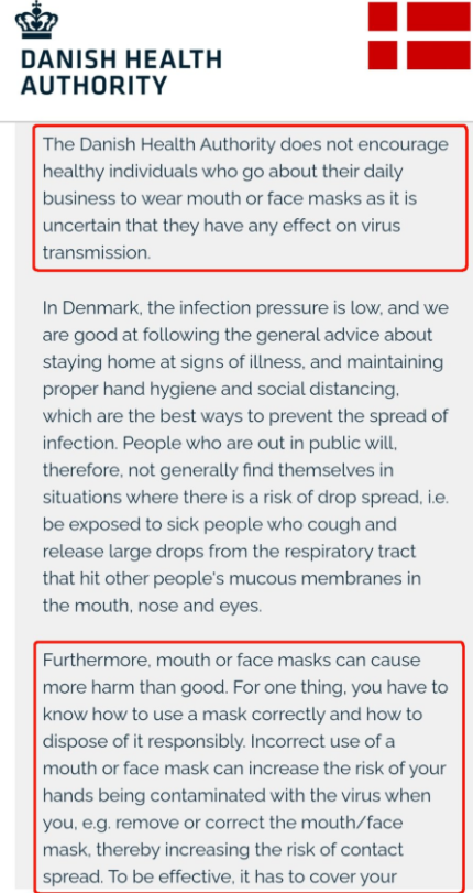 Of course there is Denmark, Finland, Norway and Sweden who all believe masks are pointless and do not mandate them.-4-