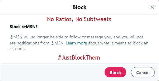 TraderTX123's tweet photo. @CHSommers @saxbend @VanityFair @Google Do your part to clean up Twitter #JustBlockThem https://t.co/mquiVV9rg7
