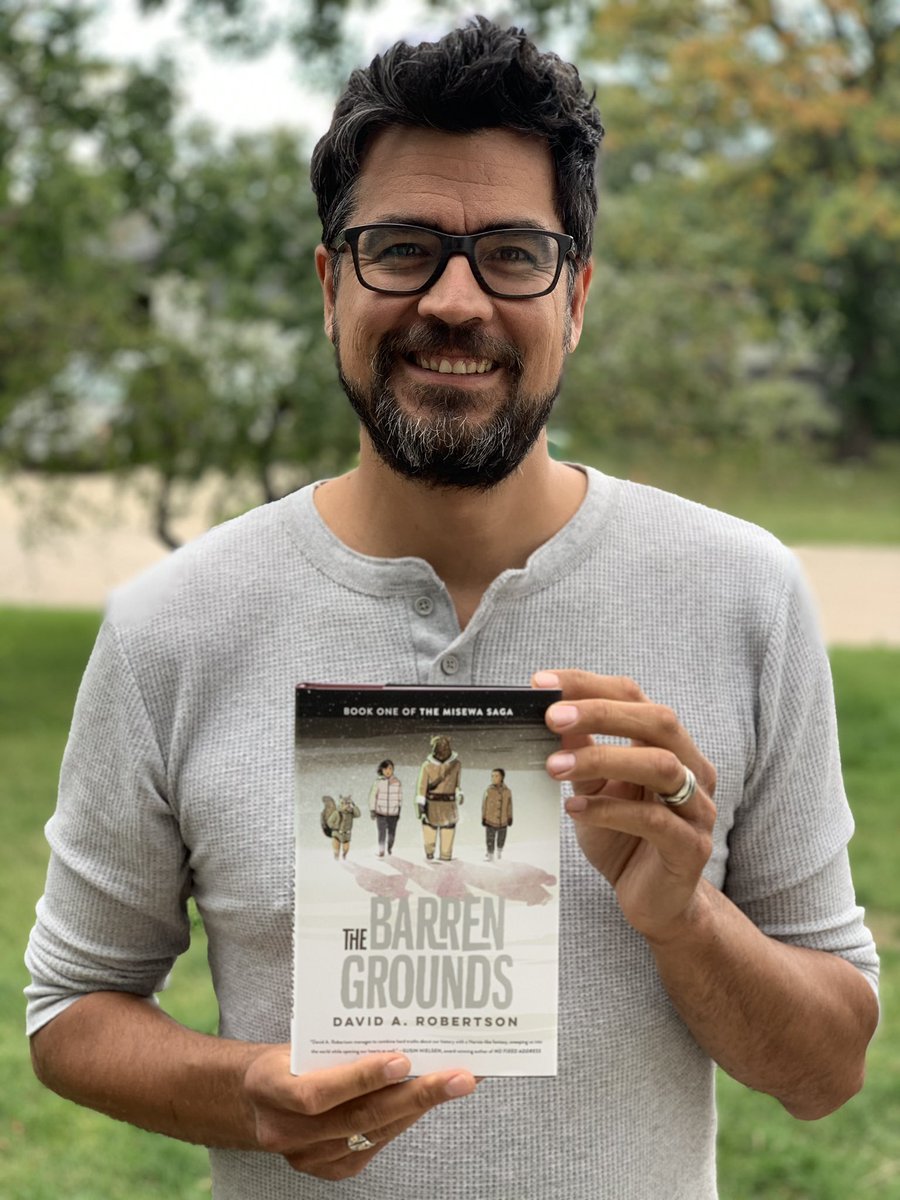David A. Robertson on Twitter: "Happy 📖 🎂 to The Barren Grounds!! Had to take a picture with the book, which I'm so proud of. Thanks to @TundraBooks and @WCA_LitAgency and everybody