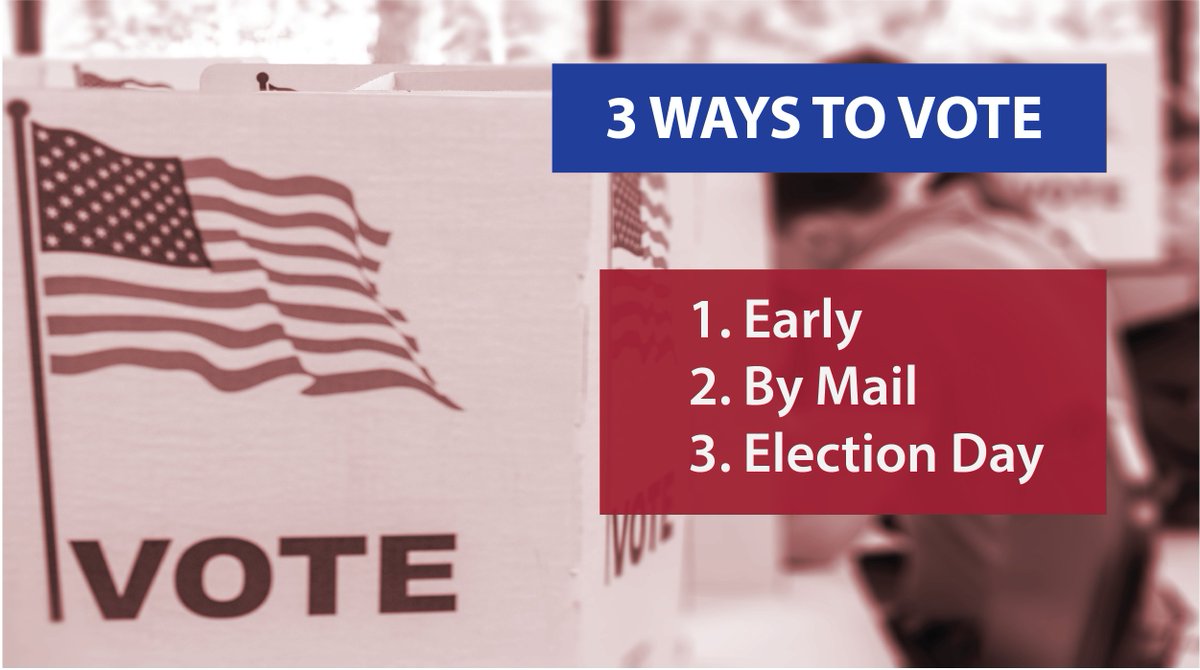 fairfaxvotes's tweet photo. When it comes to voting, twice isn't as nice — but you do have 3 options for how to #vote in the #Nov3 election:

☑️ #VoteEarly
☑️ #VotebyMail
☑️ #VoteElectionDay

Learn more: https://t.co/XNQ0Hqqq14 https://t.co/JoJgfzUW6j