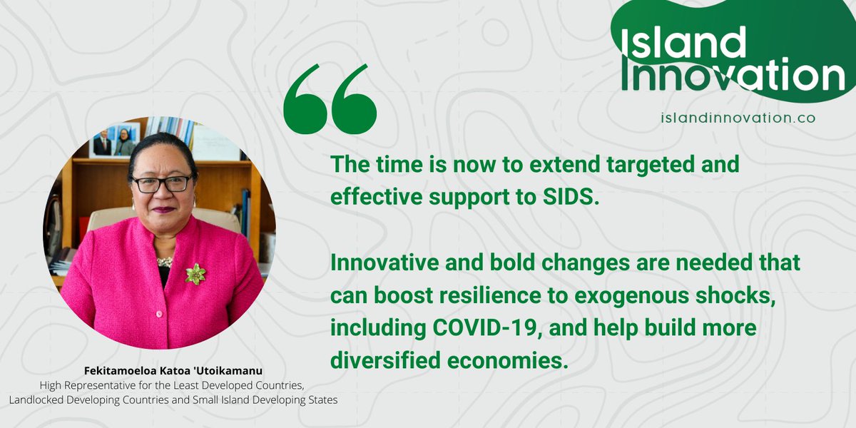 I had the pleasure of speaking in the opening of the #VirtualIslandSummit alongside H.E. Ralph Gonsalves, Prime Minister of Saint Vincent and the Grenadines &amp; H.E. Irfan Ali, President of Guyana. 

I made the case for why the time is now for targeted &amp; effective support to #SIDS.