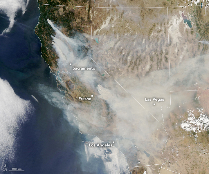 NASAEarth's tweet photo. Intense fires raged in several western states over the Labor Day weekend. https://t.co/wVPuFgHLdn https://t.co/MHdL09kvNx