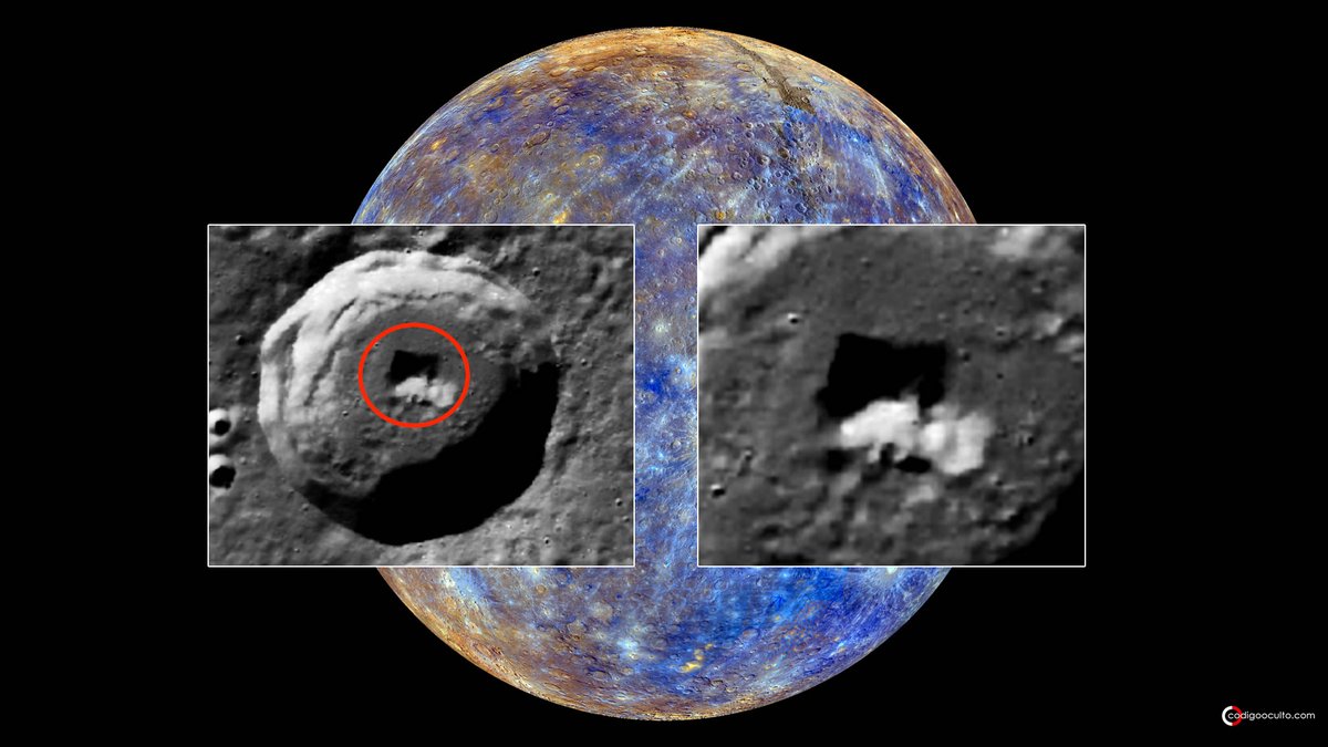 codigoocultocom's tweet photo. ¿Es esto una «Puerta de Entrada» a una Base Subterránea en #Mercurio? (VÍDEO) https://t.co/2lRRUGMyKY #Alienigena #BaseAlienigena #BaseExtraterrestre #BaseSubterranea #Extraterrestre https://t.co/KPJdYsPRJt