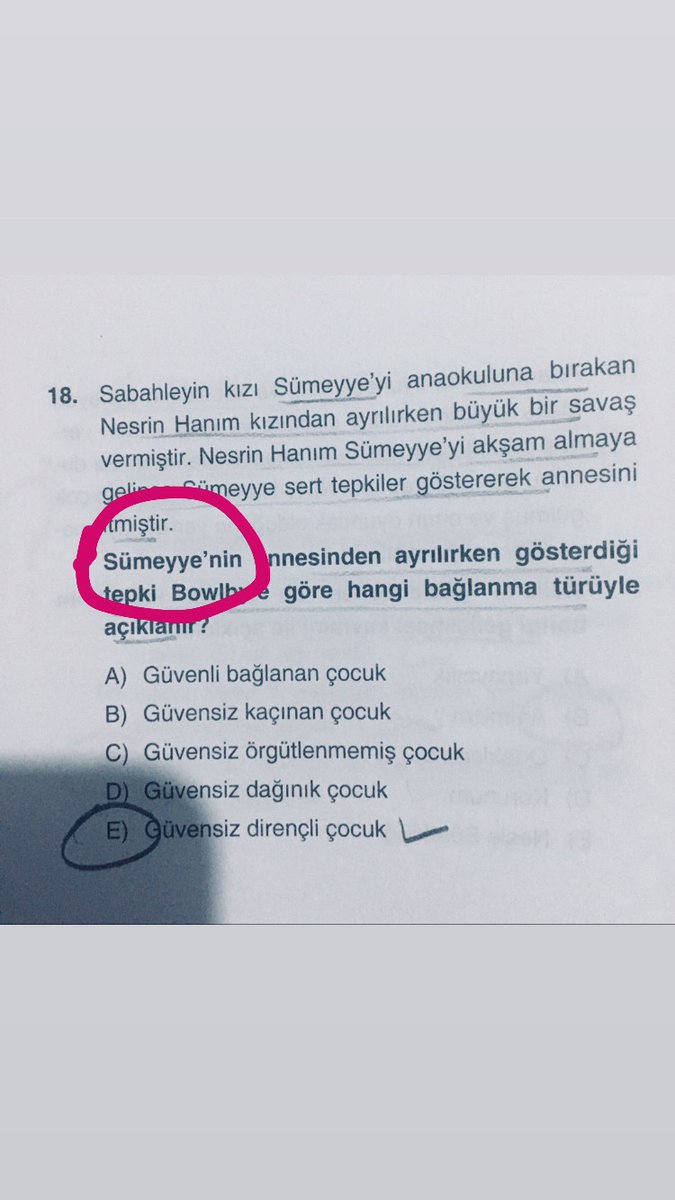 Mevsim26's tweet image. Ortalama 13 yıldır test çözüyorum, adımı ilk kez bir soruda gördüm 😅 @yargiyayinevi