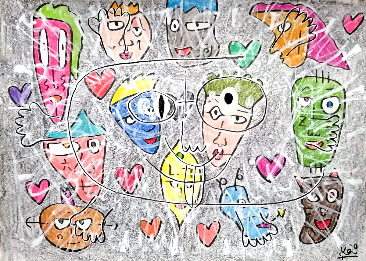 ken1です!修正液アートやってます!
#絵描きさんと繋がりたい #修正液 