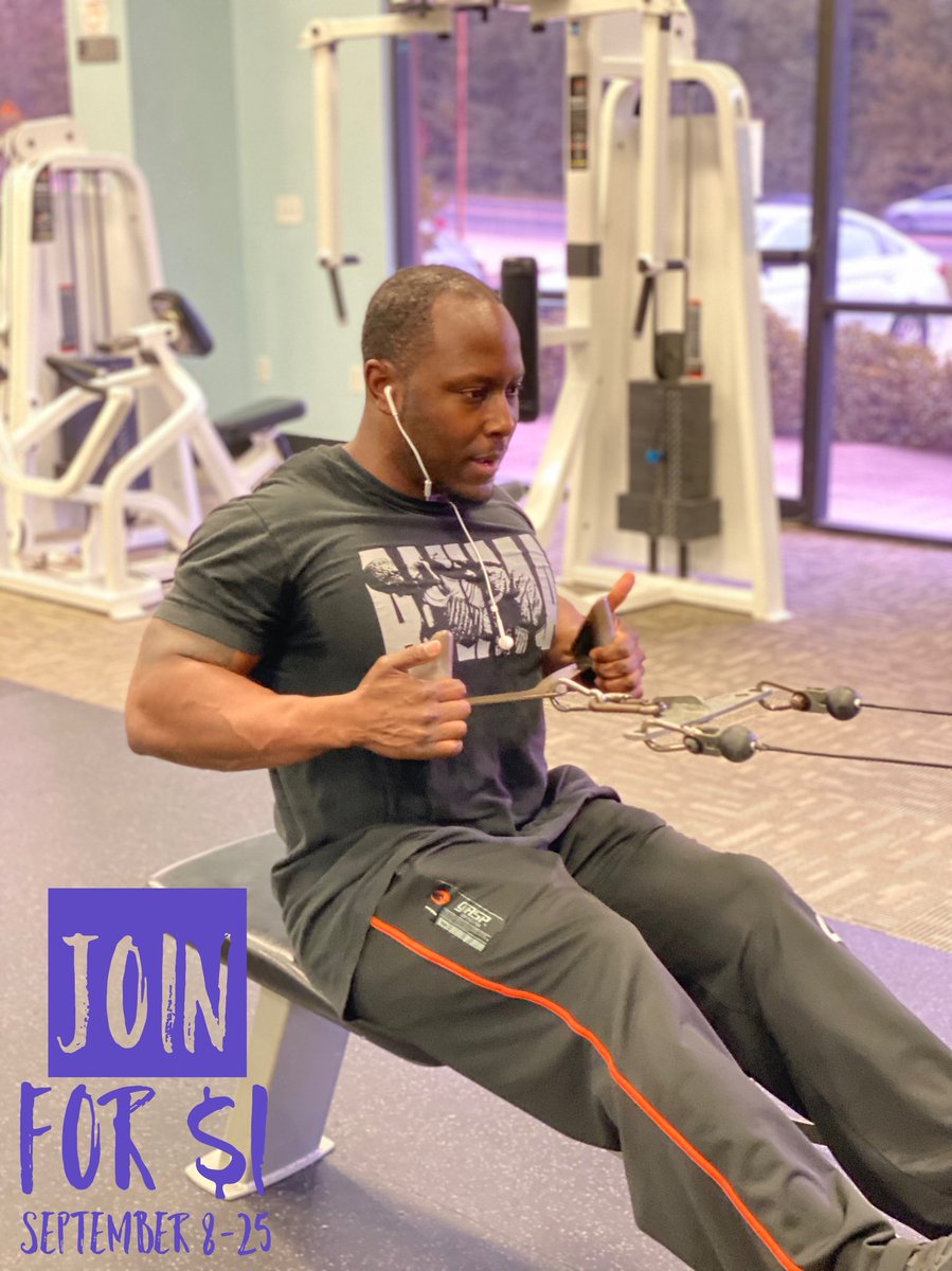 AnytimeNELA's tweet photo. JOIN FOR $1!! Now through September 25th!!! Must book your Free Fitness Consultation & your AF Training Session to utilize the $1 sign up!
#AnytimeFitnessCypress #AnytimeFitnessNELA
#GetToAHealthierPlace #MakeHealthyHappen
#GetFit #GetHealthy #GetToned
#fitfam #beastmode #gym https://t.co/pJ9O7PdNSH