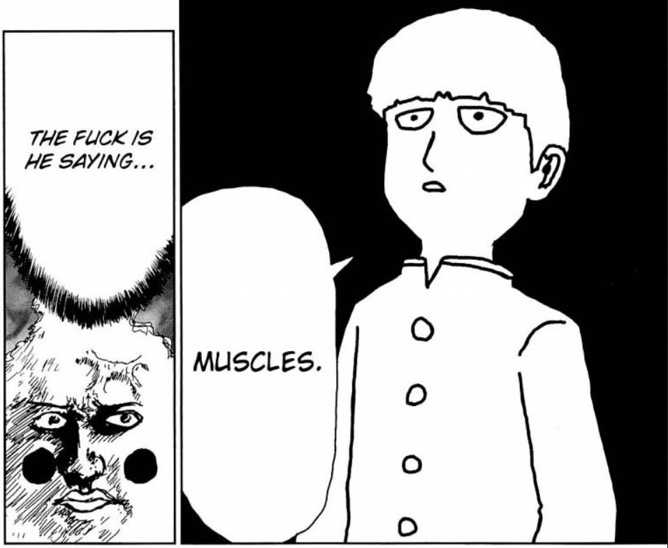 Since mob is trending I want to share my favorite panel that deeply resonates with me 