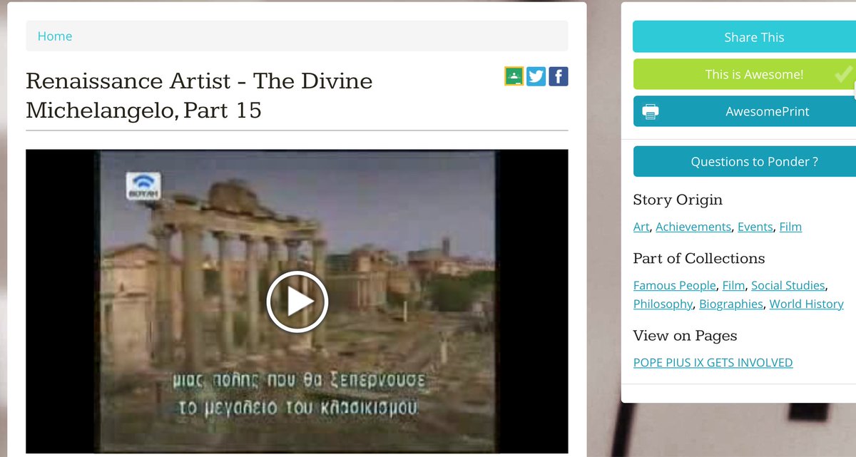 In Florence, Italy - on the 8th of September, 1504 - Michelangelo unveiled one of his most famous sculptures - ''David.'' Who was this famous Renaissance artist? Learn more! awesomestories.com/asset/view/Ren… <a href="/aslore/">Jim Bos</a> <a href="/ramsgate2323/">skip nagelvoort</a>