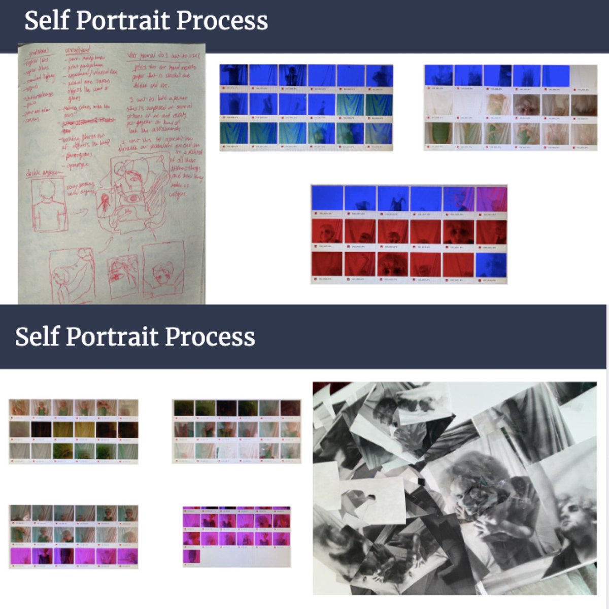 NNHSart's tweet photo. Pretty excited about our 2020-21 AD ARTISTS! Starting the year with exploring materials outside our comfort zones, considering how media impacts meaning... #apstudioart artists created these #selfportraits! #apartanddesign #ap2ddesign #ap2d #apdrawing #artistsexplore #choiceart https://t.co/Yqx3PqgpgG