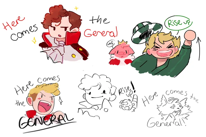 toxic 9 yo fangirls took my motivation 
but I have sketches dw 