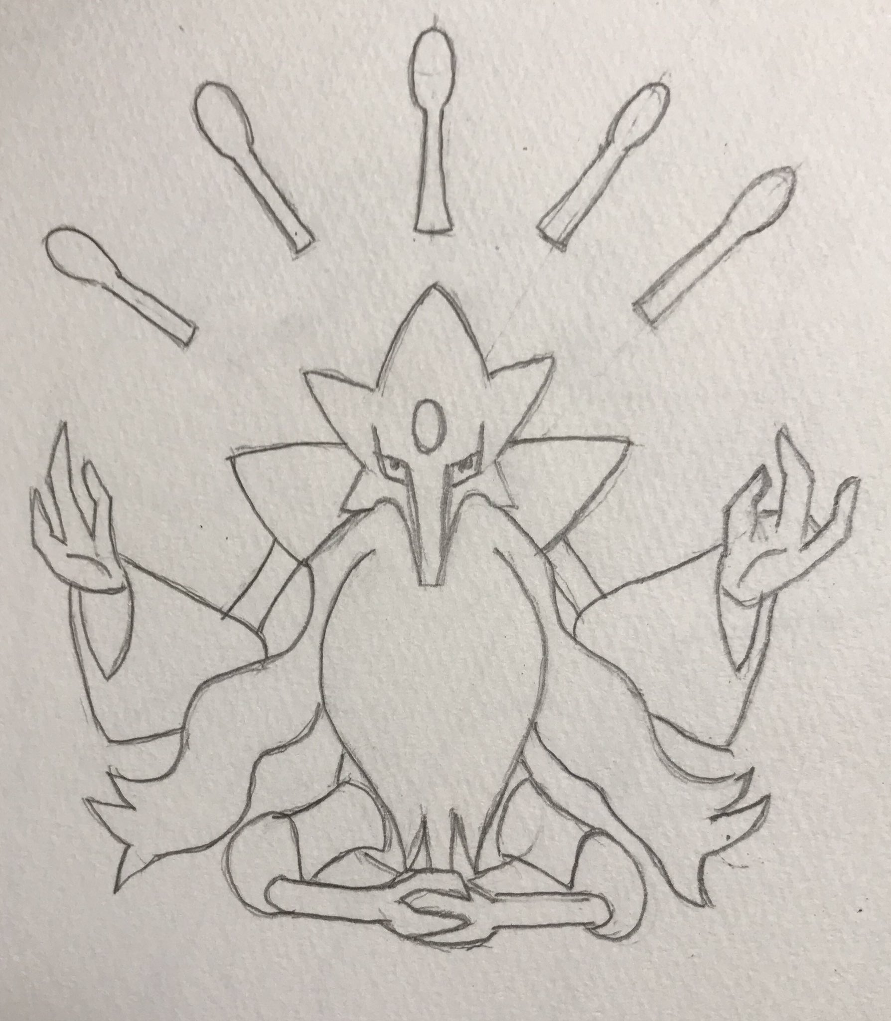 Shun メガフーディン描きました ポケモン ポケモンgo メガフーディン 1日1枚ポケモンお絵描き T Co Xeeqxrgbky Twitter