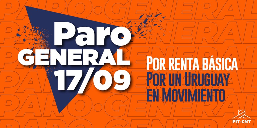 PITCNT1's tweet photo. PARO GENERAL📣

Porque proteger a las y los más débiles en este momento de crisis es asegurar un ingreso mínimo para que puedan acceder a bienes y servicios básicos.

•Por un Uruguay en movimiento• https://t.co/9Hd7q6jwP9