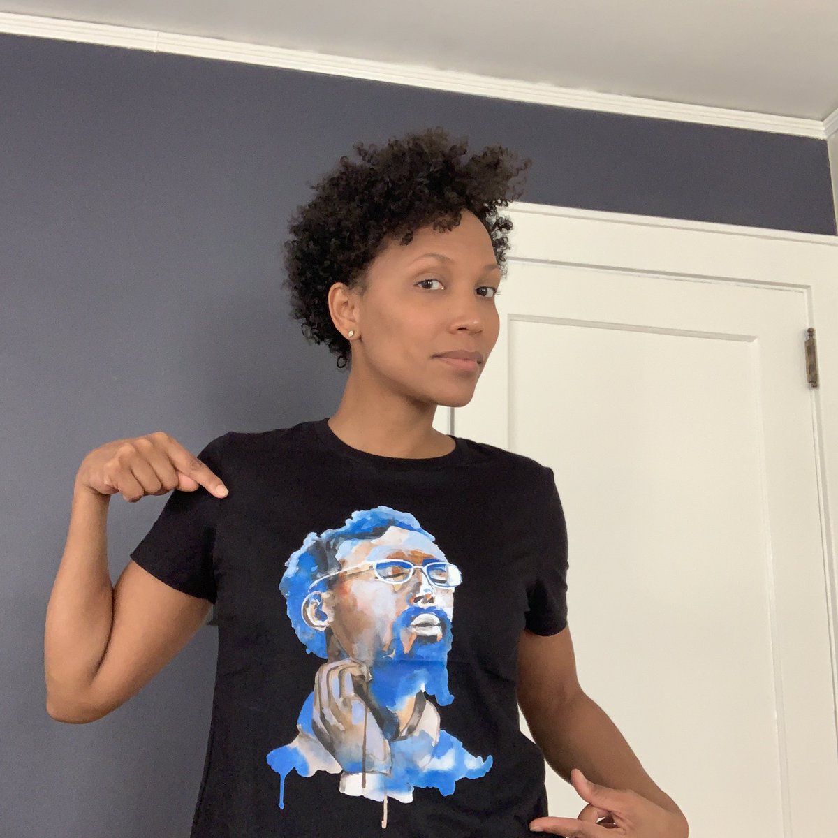 alogginshull's tweet photo. Hey music people, geek out: my Julius Eastman shirt by @asoppsfables. Proceeds benefit @CastleSkins. Get yours and #stayonit. #blackcomposers https://t.co/7poKLZecfM
