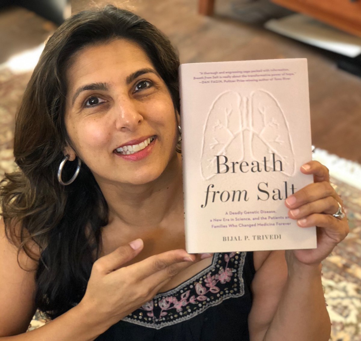 Excited for my #bookrelease. #BreathfromSalt is about how parents, patients, scientists and entrepreneurs collaborated to create life saving treatments for children with #cysticfibrosis, a deadly inherited lung disease. It’s a medical success in trying times. #CFF <a href="/TheJoeyFund/">The Joey Fund</a>