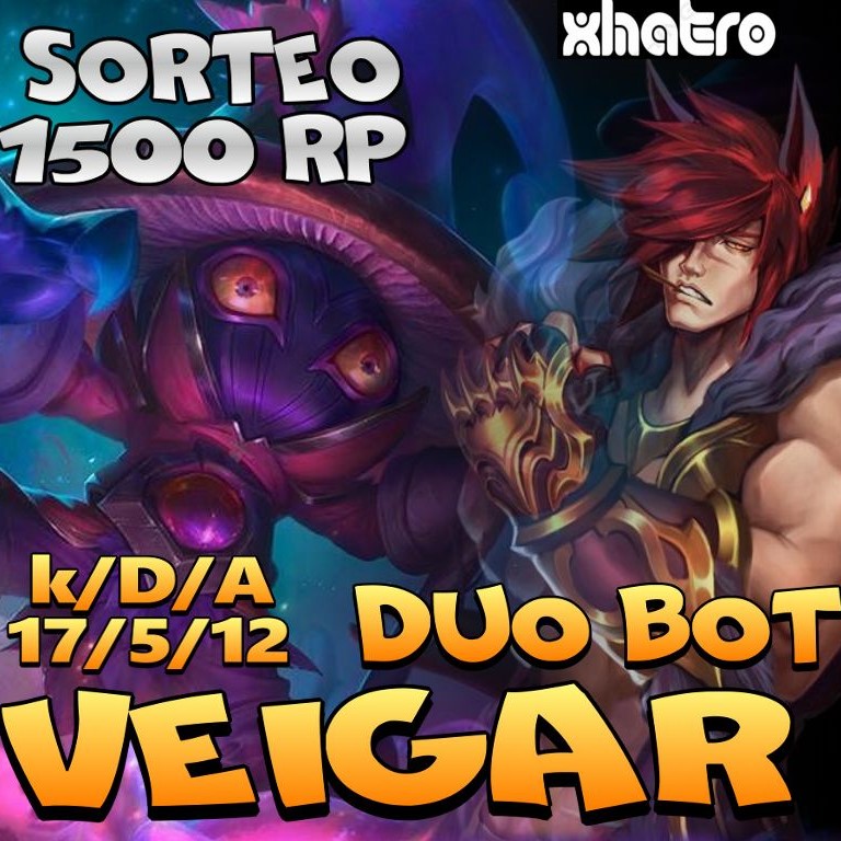 xhatro's tweet photo. la duo que te hara llorar! corre estoy sorteando 1500rp!! #riotpoint #LeagueOfLegendsFanArt #LeagueOfLegends #veigar #sett #sorteoriot #sorteolol https://t.co/L9KqxapWDp