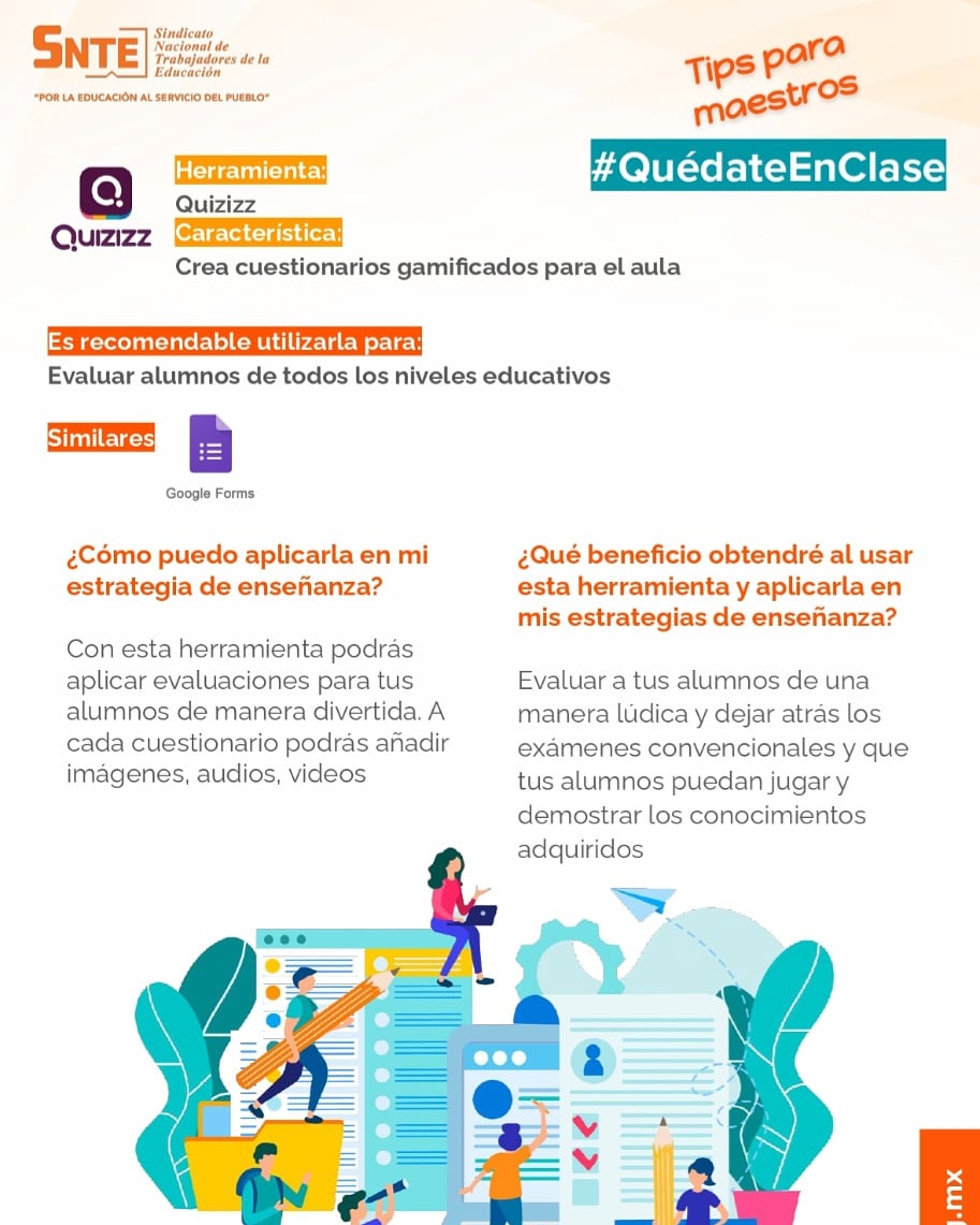 IsisG2's tweet photo. #QuedateEnClase 👨‍🏫🔛👨‍💻

🔴 En la educación a distancia 🏫🔛🏡 evaluar a alumnos es divertido 👉la App @quizizz 📲 permite a maestros aplicar cuestionarios gamificados 👉Más #SNTEtips 💡 en https://t.co/qlhvJtkga1

#QuedateEnCasa 
#QuedateEnClase ✅ https://t.co/rXv271pTCd