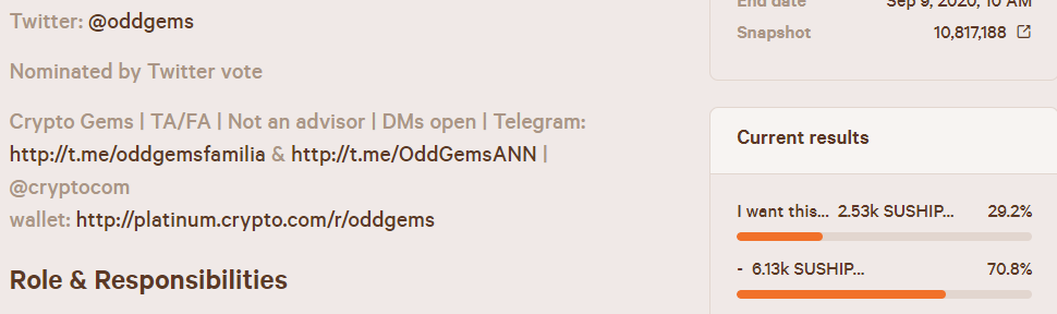 5) The list goes on: @coinmamba,  @oddgems, myself -