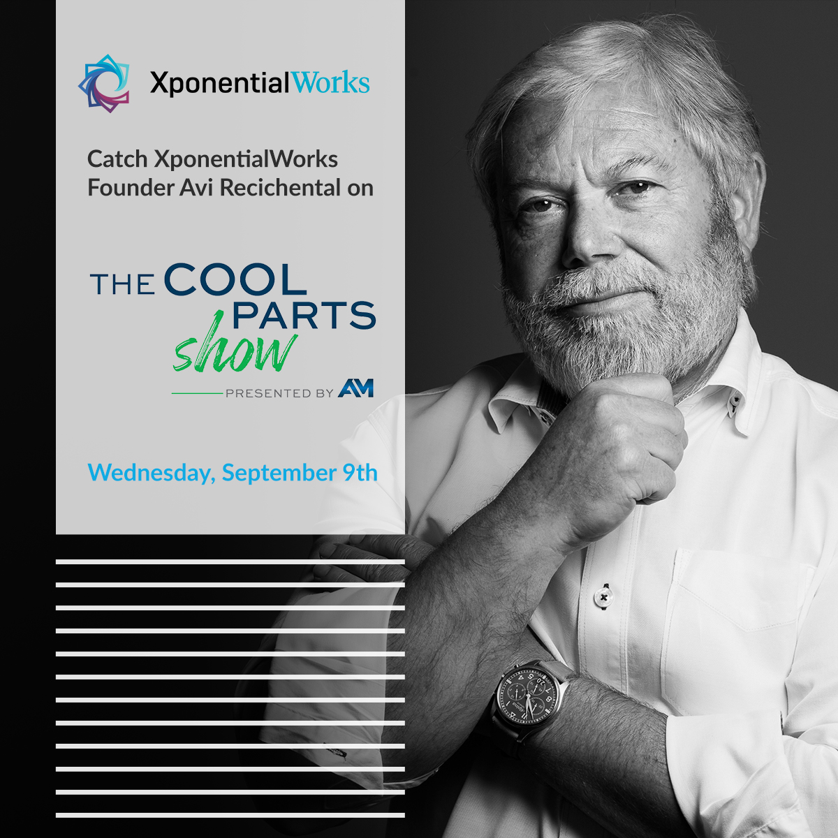 AviReichental's tweet photo. 2MORROW! Catch my intv on @AddMfgMedia #TheCoolPartsShow w/ Peter Zelinski &amp; @AM_StephanieH talking about #XponentialWorks project w/ @arcimoto 2 #3Dprint #lightweighted parts 4 #FunUtilityVehicle! Catch on @AddMfgMedia’s website. We'll also post the link TOMORROW!  #FUV #AM https://t.co/zDtZkEZ7Zt