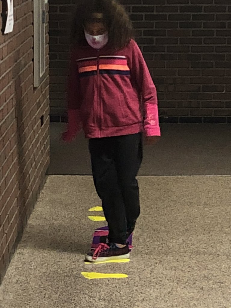 ahareid's tweet photo. We were still active on this rainy day by using our Sensory Path. It helps us take a 2 minute brain break so we can get back to learning. 
#movement
#brainbreak https://t.co/4ZGfiIQOxd