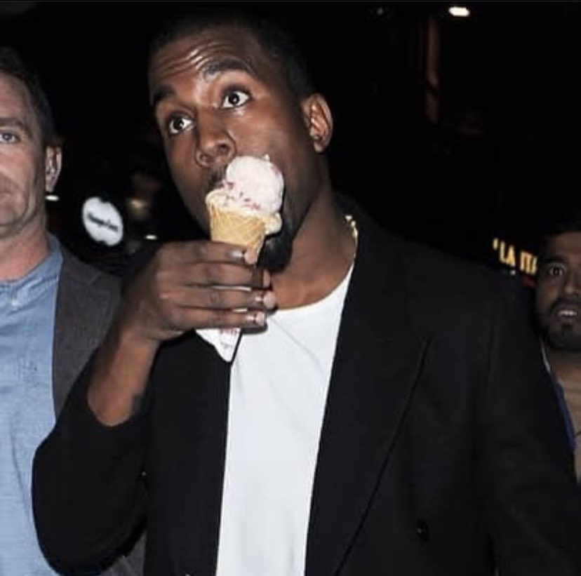 phoenixedwardo's tweet photo. @1989outcharted @kanyewest Ratioed by ice cream Ye https://t.co/N6ukqRa9kX