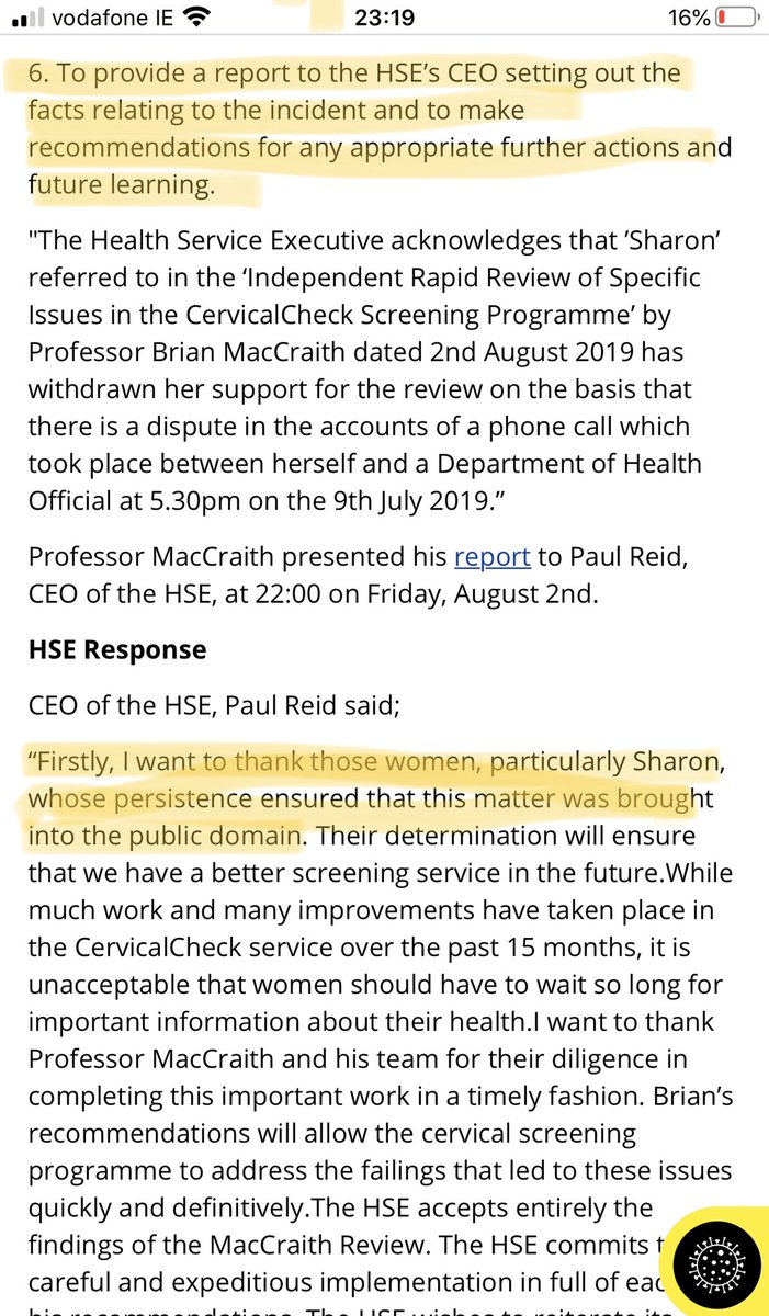 CMHaughey's tweet photo. #MacCraithReport #cervicalcheck #cancersceening @HSELive @DonnellyStephen @Toibin1
Delays again? Another scandal in the making?
@SButlerHughes https://t.co/0LoHlEFSYg