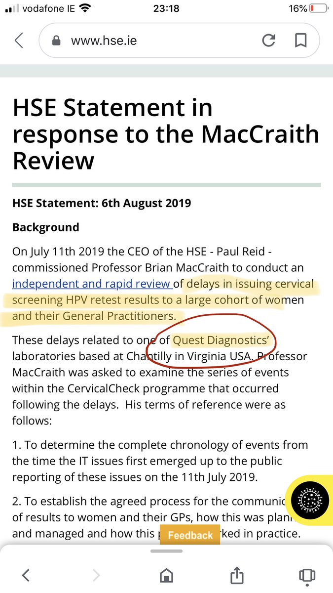 CMHaughey's tweet photo. #MacCraithReport #cervicalcheck #cancersceening @HSELive @DonnellyStephen @Toibin1
Delays again? Another scandal in the making?
@SButlerHughes https://t.co/0LoHlEFSYg