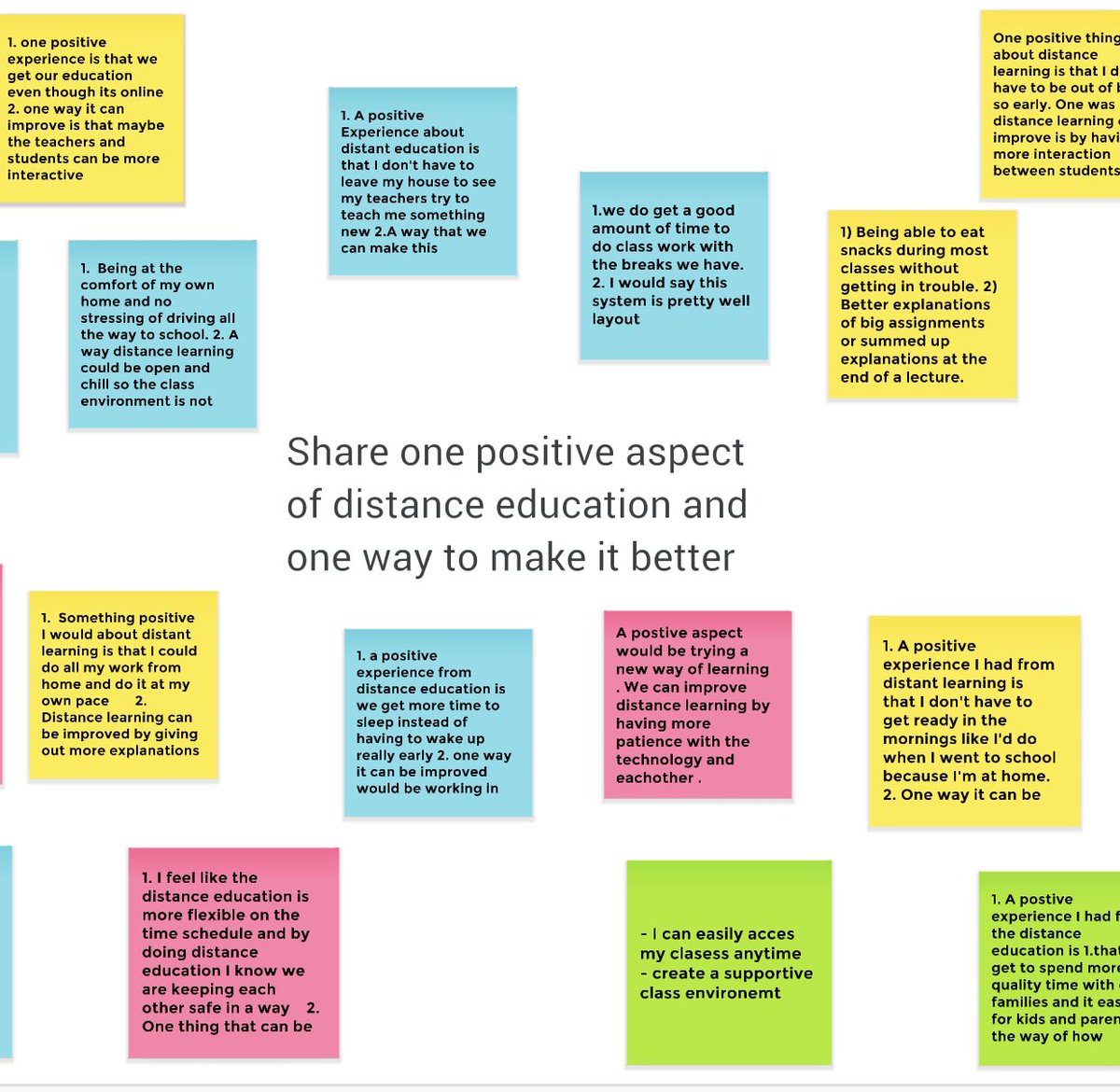 Student Voice and perspective are key as we continue with Distance Education. TY <a href="/EasttechtitansC/">easttechtitans_culinary</a> for the great feedback and for the #GrowthMindset approach! 👏#StudentVoice Together, we got this! 🎓💙