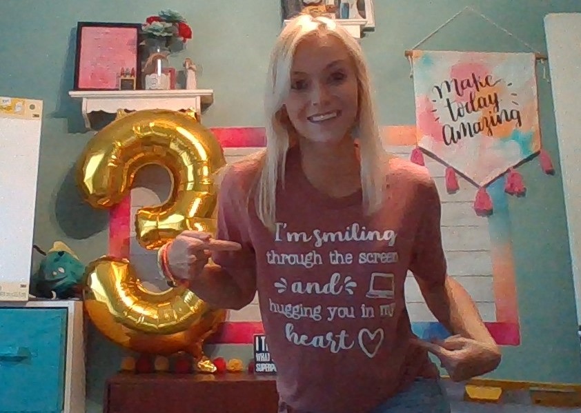 This shirt describes how I feel during virtual learning- even though I can't actually hug my kiddos, I am definitely hugging them in my heart!💗 Thanks <a href="/MsSosnowski/">Brianna Sosnowski</a> for this amazing shirt! <a href="/chasebcps/">Chase Elementary</a>  <a href="/twilkinsBCPS/">Tara Wilkins</a>