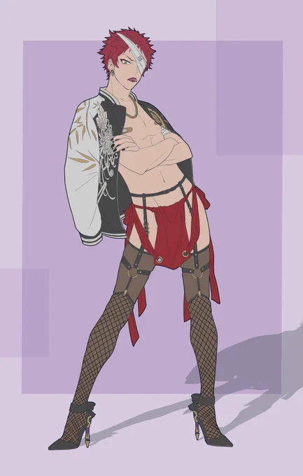 多分初めてちゃんと全身描いたのに…
なんかごめんね空却クン… 