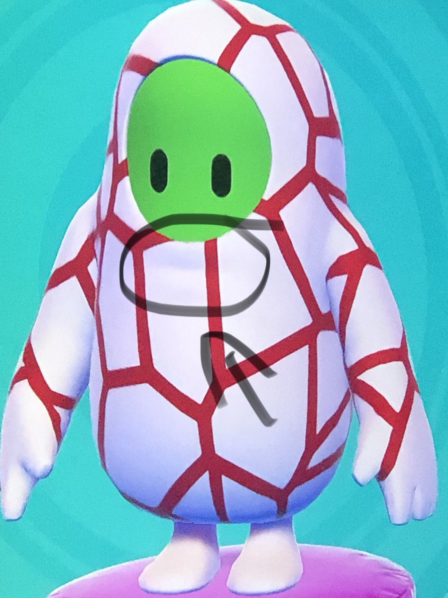 ButterBall__'s tweet photo. @FallGuysGame Hi errrrrrh is that a mouth ? https://t.co/uLY6sXRQOA