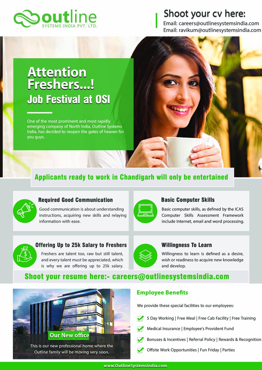 outline_systems's tweet image. Attention Freshers !⚠️ Outline Systems India is Organizing a Job 💼 Bonanza😃
Want to join us at the heaven of business? Please, share your updated resume at careers@outlinesystemsindia.com / ravikum@outlinesystemsindia.com
#employment #pythondeveloperjobs #jobs #jobsearch