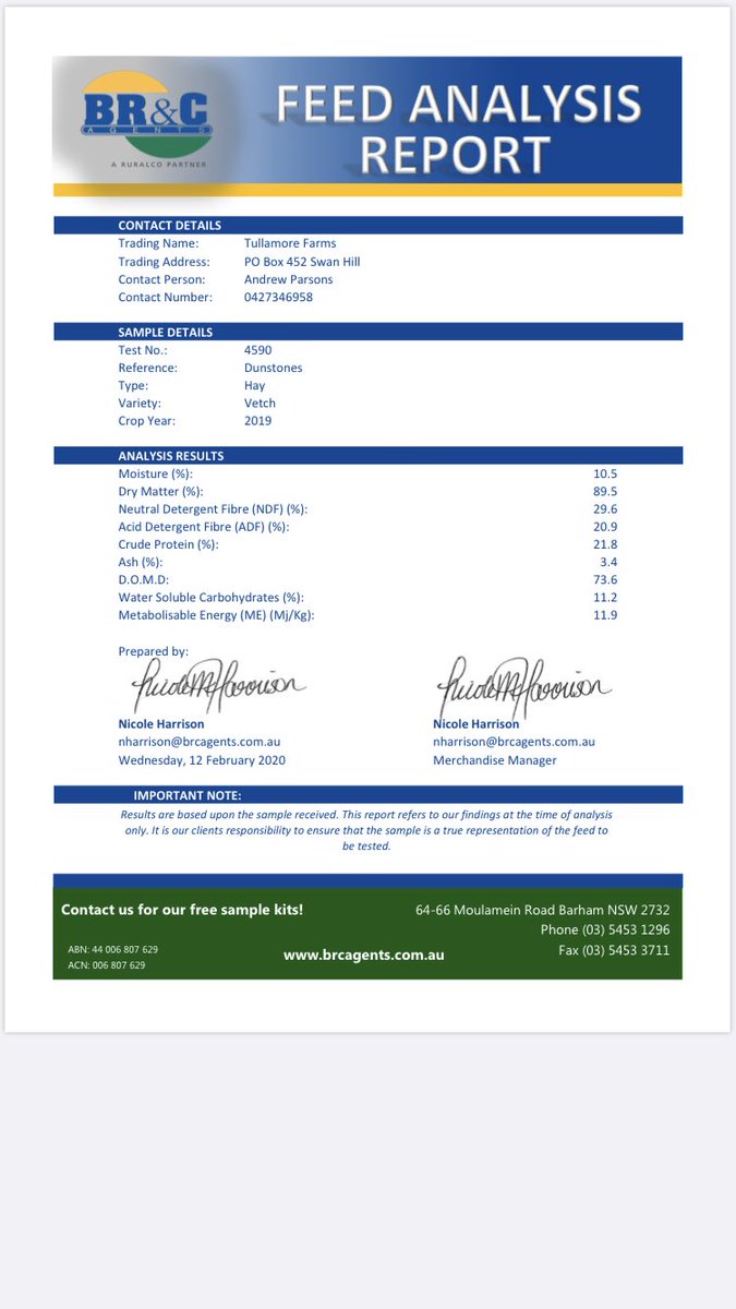 Got the truck heading to the Goulburn Valley on Sat, if there’s anyone looking for a load of vetch, give me a call. 0427 346958. $260/t delivered. Please RT