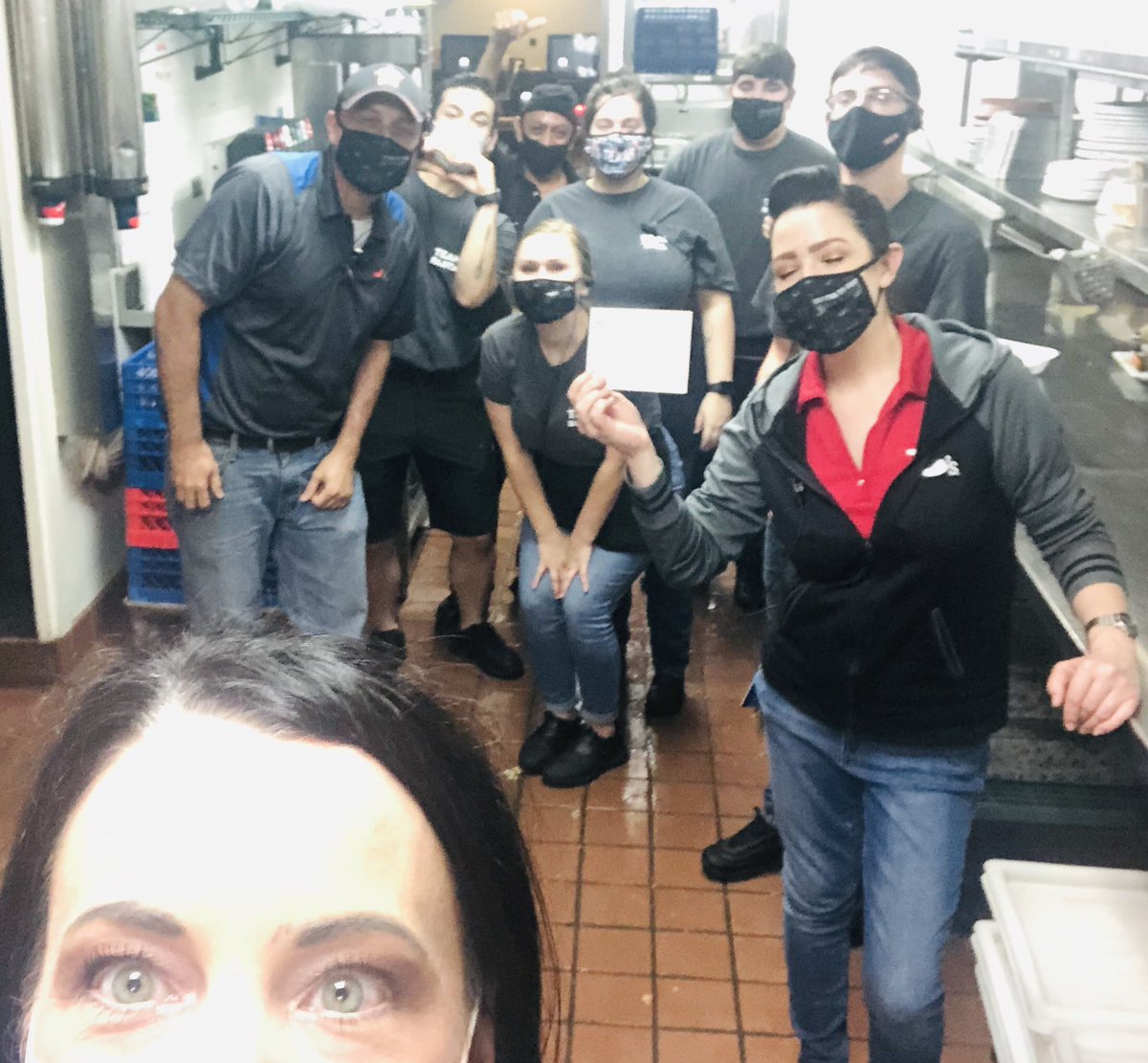 TbernickeTricia's tweet photo. Cheers to Terry, Jenn, Will & Wendy for Play Restaurant! They are owning the top 5 ops systems to get 1% better & results are showing it! AVT .3 Dine in 2.8 To-Go 20% beating wage 140BSP- op comps .66! 🎉❤️ @TerryDmuir @Jenn_Manley12 @William65736064 @WendyJo83596360 #chilislove https://t.co/afhQyBBYi3