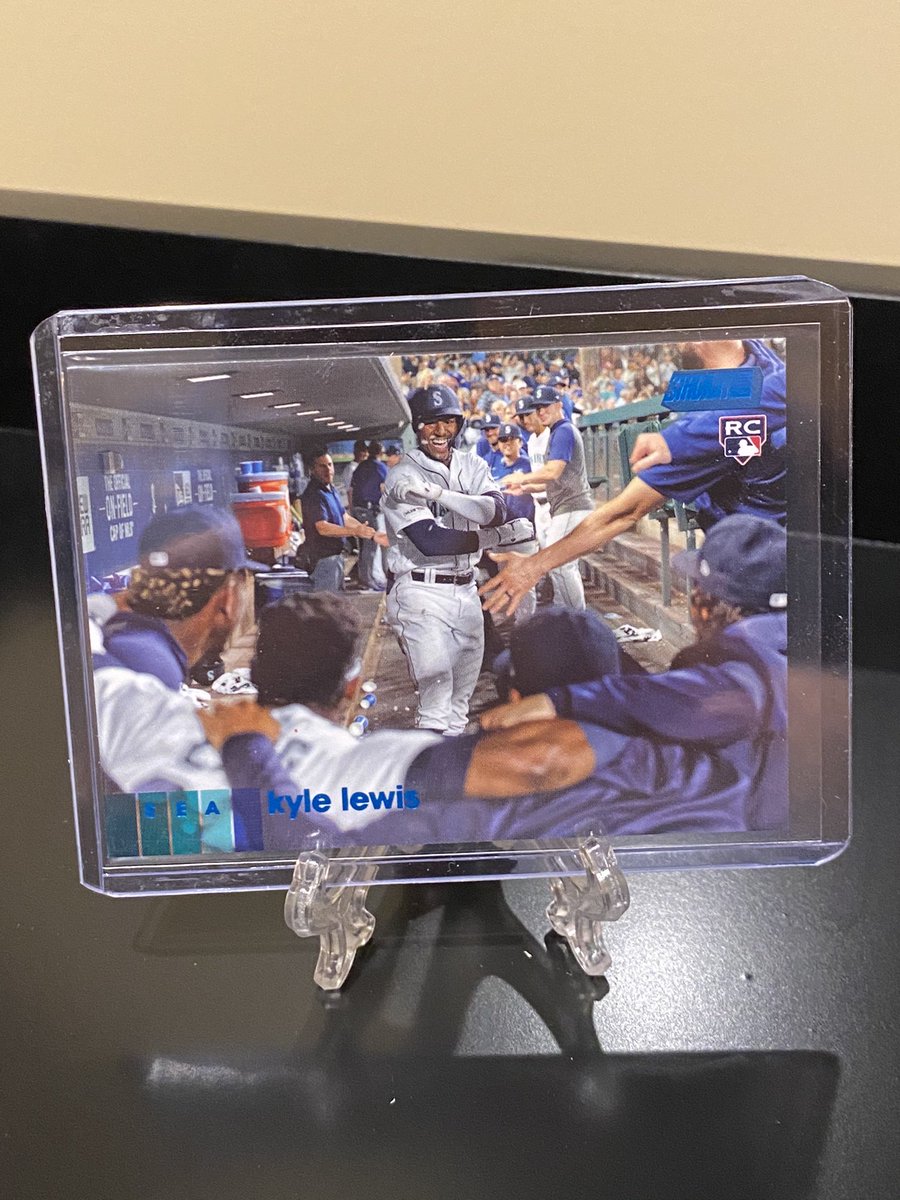 benfuqua's tweet image. Thanks to @CCC_collects for the hookup on a couple of Stadium Club blasters at cost! Got to rip some cards today and pulled this sweet SP Lewis! #showmeyourhits