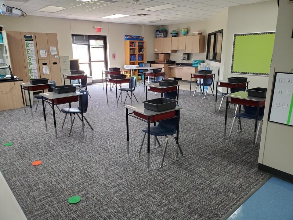 Skaggs is ready for our Face-to-Face learners tomorrow! #poweredbylearning