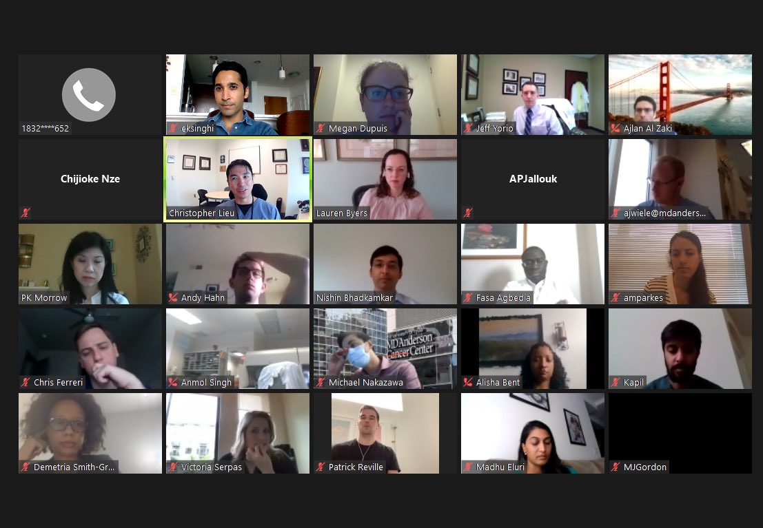 Had a great time co-moderating the <a href="/MDAndersonNews/">MD Anderson Cancer Center</a> Heme/Onc Fellowship Career Symposium with @MissMeganEl. Grateful to be in a fellowship program that values &amp; encourages all career phenotypes. Thanks to our diverse group of panelists and to Dr. B for organizing! #medtwitter