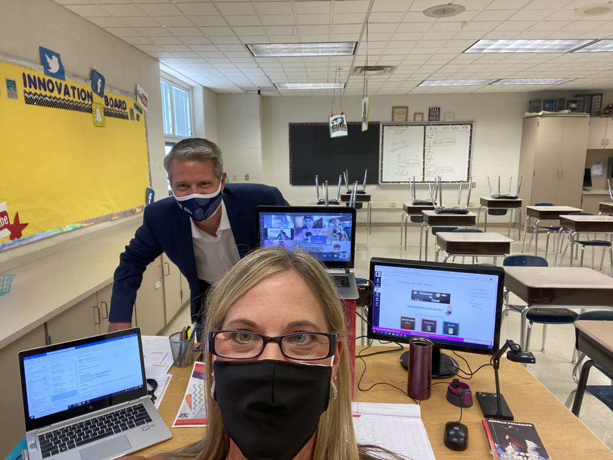 CBmbjohnston's tweet photo. First Virtual Observation 😉... ☑️ Incredible Experience &amp; So Proud to be a CB Teacher today! #We’ve Got T⁦⁦his! #Our District Rocks! ⁦@CBBridgeValley⁩ https://t.co/L5IYBZfAeF