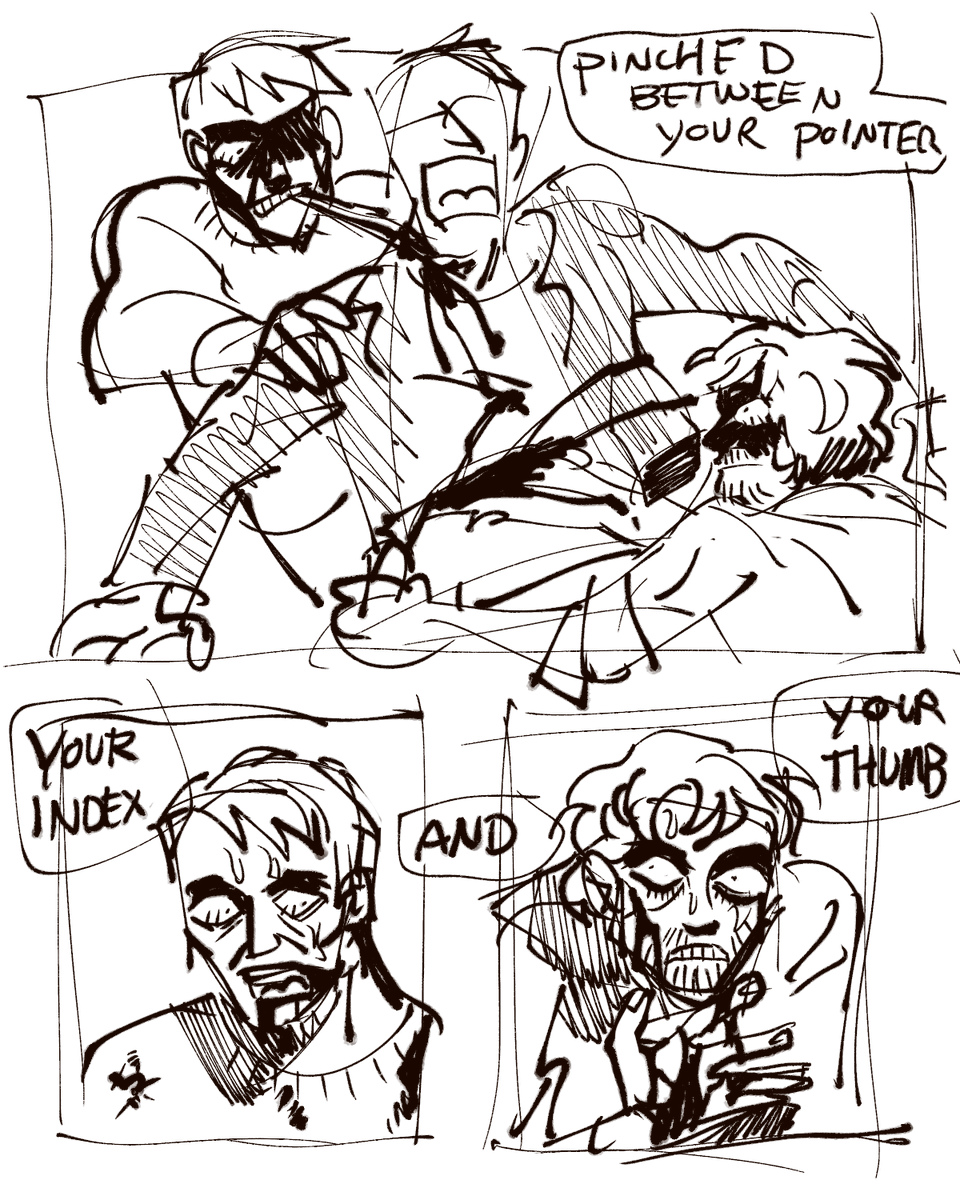 wips for a 4 part song comic lolz. idk if ill finish it but i like how these turned out so far. we shall see 