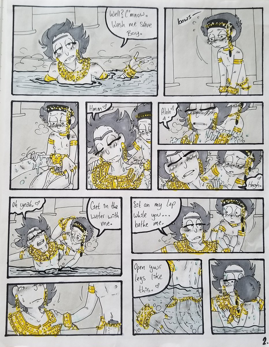 KowaiSnail's tweet photo. #CleopatRick #RAMnsfw #SlaveMorty #EgyptionRick
Pages 1 & 2 https://t.co/VYutd7e7o6