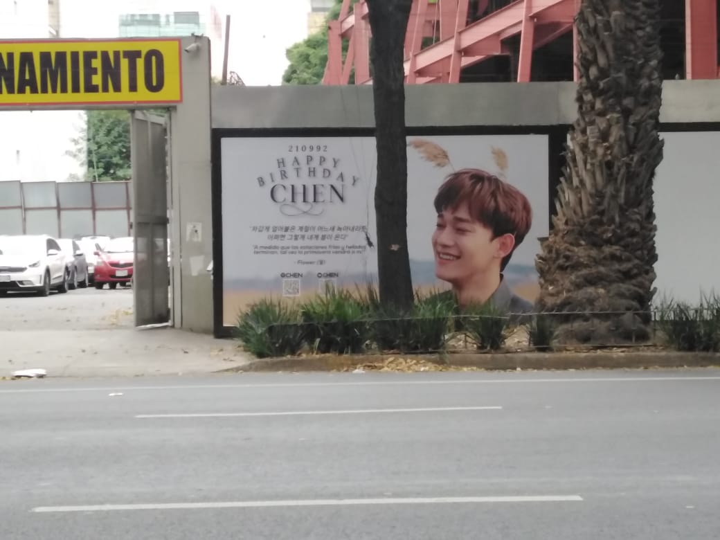chen_mexico's tweet photo. 🌸 #DearMyChen_Mexico 🌸

✨Anuncio publicitario para #CHEN en Ciudad de México ✨

✨CHEN's Birthday Ad in Mexico City✨

📍: RÍO TIBER #78 Cuauhtémoc CDMX
📅: Hasta 21 de Septiembre/ Until September 21st
(https://t.co/YzGxEZdv66)

#EXO #엑소 @weareoneEXO
#첸 #HappyChenDay https://t.co/2tQFnHZYx3