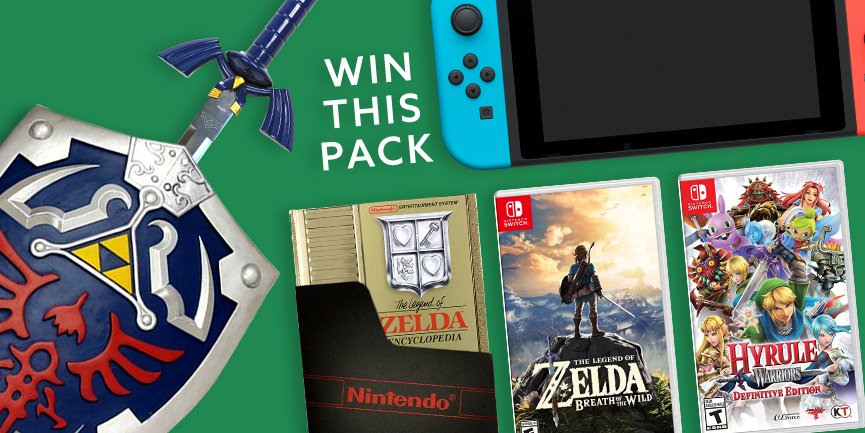 ✅ Follow us on Twitter
✅ Like &amp; Retweet this Post
✅ Tag a few friends (If possible)
👉Get more entry points here bit.ly/SEPTZELDA

Winner announced September 30th 2020! 
#HyruleWarriors #BreathoftheWild