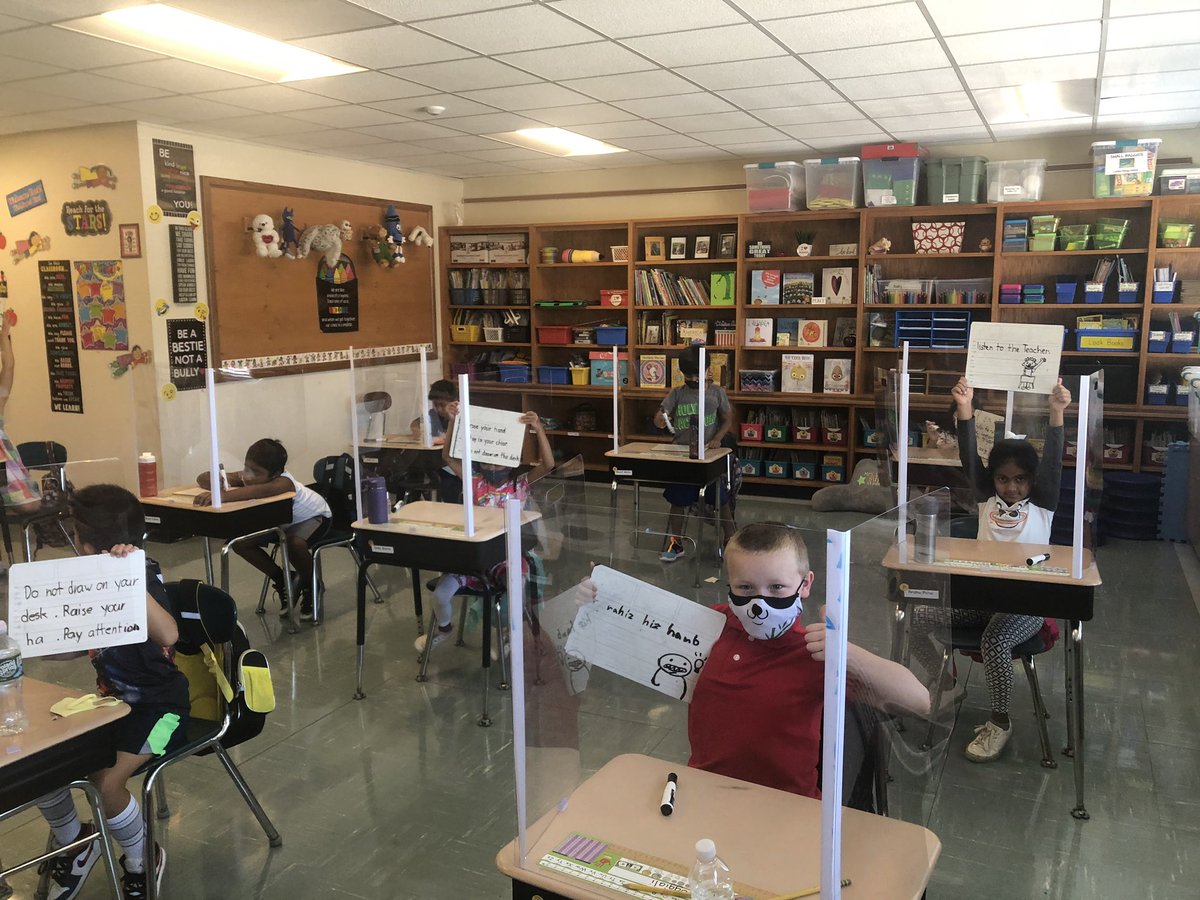 We had a lot of fun reading the story, David Goes to School by David Shannon. It was a great springboard into a discussion about classroom rules. We also enjoyed working on a book of rules for our classroom. <a href="/A_RiveraNY/">Dr. Alejandro Rivera</a> <a href="/GAJacksonES/">George A. Jackson Elementary School</a> @JerichoUFSD