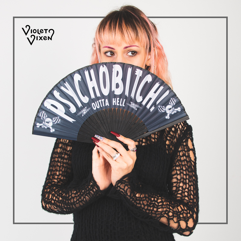 TheOfficialVV's tweet photo. Are you a psycho b***h too?

Get yours here -->https://t.co/3hMIe89yAx

#psycho #handfan #outtahell #gothaccessories #gothicaccessories #alternativeaccessories #goth #gothic #alternative #allblackeverything https://t.co/64naxgfWMw