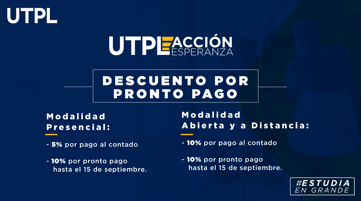 utpl's tweet photo. ¡Tu esfuerzo y dedicación para lograr superarte merecen ser apoyados! 🔜🎓🙌

📣 Conoce las diversas opciones de asistencia financiera y becas a las que puedes acceder en: https://t.co/jcdDby4CKG
☑️ Descuentos
☑️ Becas de hasta un 60%
☑️ Crédito directo (plan de pagos) https://t.co/0WVGDOEGsu