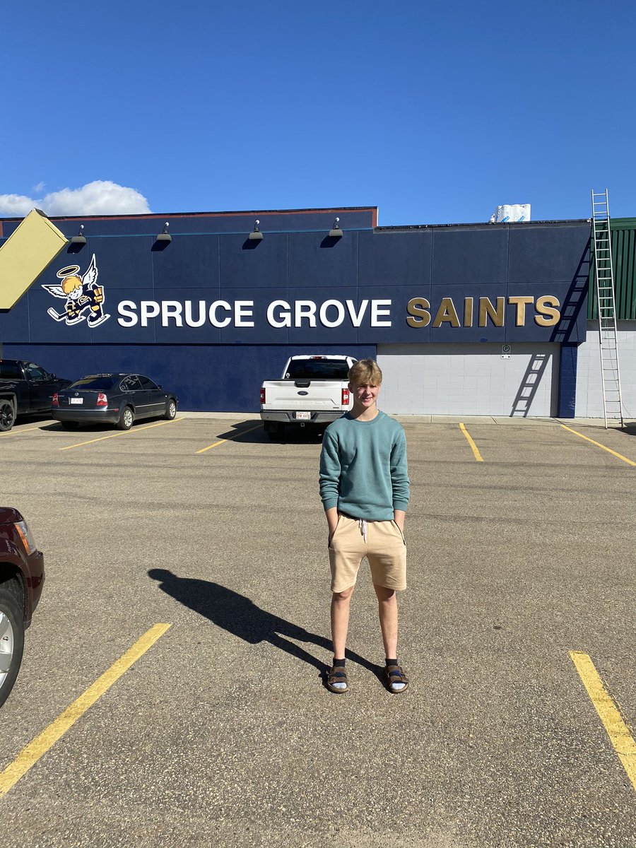We are heading back home, leaving Jed to pursue his hockey career as a member of the Spruce Grove Saints. It’s an emotional day but we are excited about the development that will occur over this year with all the great people surrounding him in this organization <a href="/sgsaints/">Spruce Grove Saints</a>
